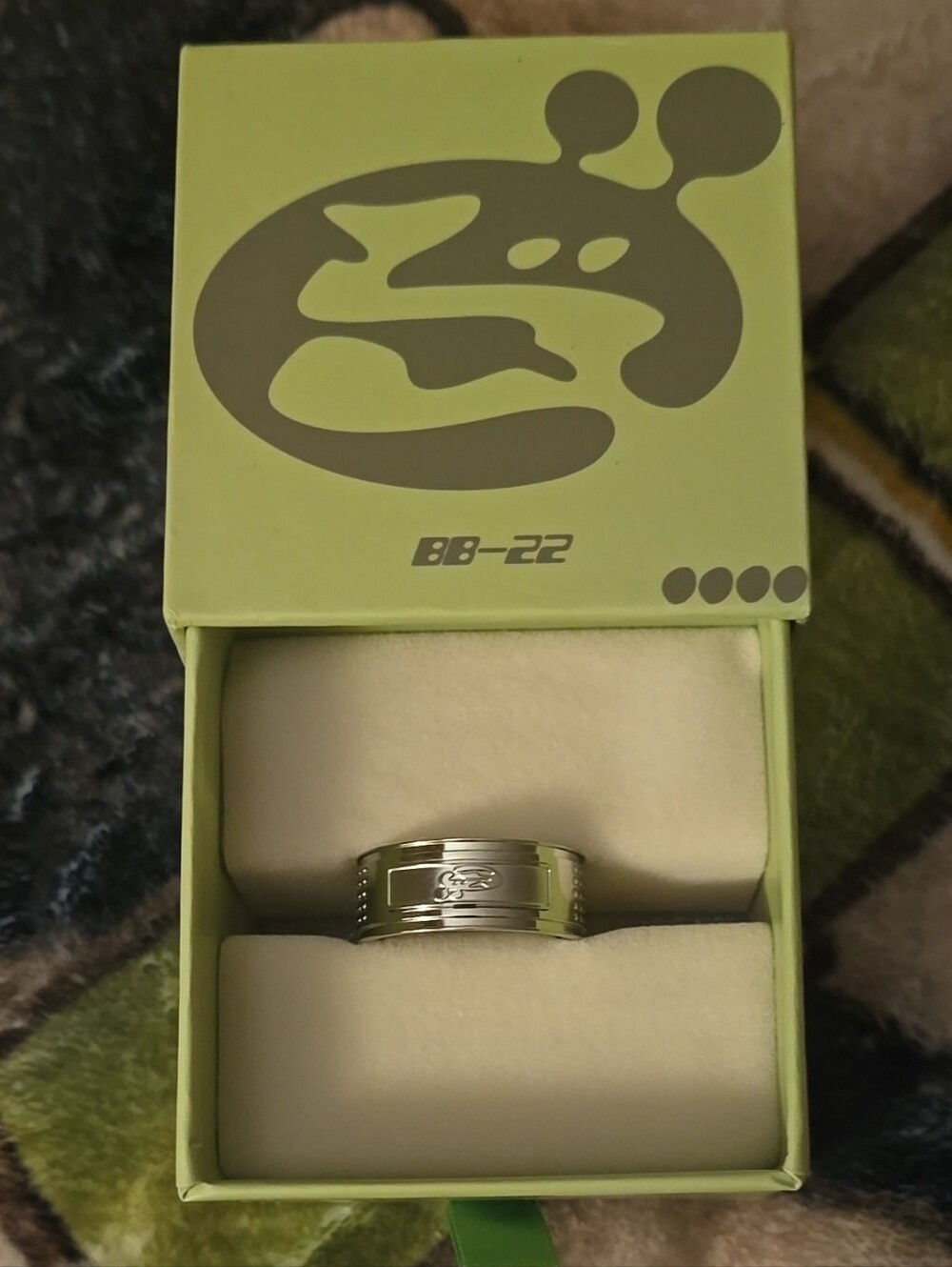 OFFGOD/Bandage boy Men’s Stainless Steel Adjustable Band Ring BNIB